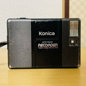 Konica コニカ RECORDER レコーダー コンパクトフィルムカメラ HEXANON 24mm F4 KONICA