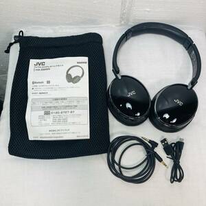 JVC ケンウッド ワイヤレスステレオヘッドセット HA-S88BN ［ノイズキャンセリング対応/Bluetooth対応］USED品 1円スタート