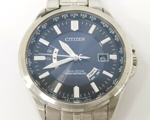 hawi1634-1 505 CITIZEN シチズン Eco-Drive エコドライブ H145-S073545 ソーラー 腕周り約20cm 腕時計 メンズウォッチ 稼働