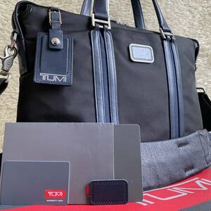 1円 正規品 極美品 TUMI トゥミ メンズ ビジネス ジャーヴィス トートバッグ 2way バリスティックナイロン ブリーフケース ネイビー 黒 A4