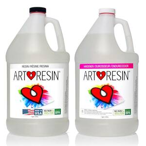 【大特価】ArtResin エポキシ樹脂 透明 呼吸器不要 7.57L