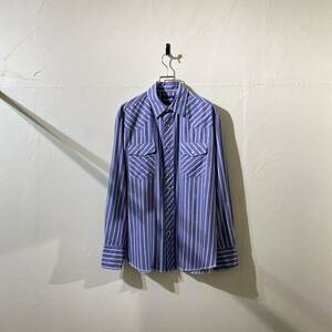 vintage Wrangler western stripe shirt 古着 ビンテージ 長袖シャツ ラングラー ウエスタンストライプシャツ 90s 00s