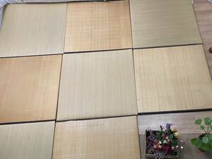 M＋061【琉球畳】正方形 置き畳 82cm 8枚 ちょこんと 琉球畳 フローリング ユニット畳 フロア畳 和室 茶室