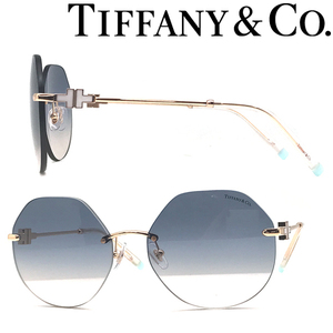 TIFFANY&Co. ティファニー サングラス ブランド グラデーションブルー 縁無し TF3077-616016