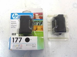 送料無料/未使用 現状品 HP/ヒューレット・パッカード 純正インクカートリッジ 177 黒 VIVera C8719H Photosmart