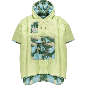 ポーラー REVERSIBLE PONCHO CORAL REEF GREEN #204EQU5601 POLeR 新品 未使用