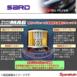 SARD サード OIL FILTER レーシングオイルフィルター ミラージュ CM5A 4G93(T) MD360935