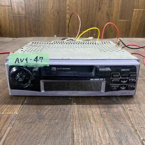 AV1-47 激安 カーステレオ ADDZEST ARB3350 0009858 カセット AM/FM 確認用配線使用 簡易動作確認済み 中古現状品