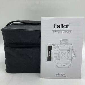 【通電のみ確認済】FELLAT レーザー墨出し器 グリーンレーザー 4x360° /Y16689-A1