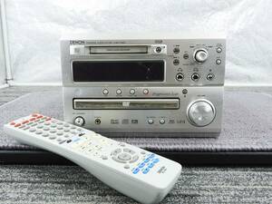 DENON デノン★DVD／CD／MD システムコンポUSR-MX7700DV（D-MX7700DV／D-MA5DV） 本体のみ リモコン付 通電OK★ジャンク品「管理№NR1325」