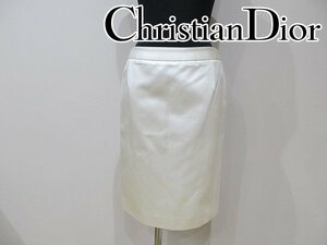 １円 クリスチャン・ディオール　スカート　白　サイズ40