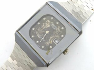 1円■ジャンク■ ラドー ブラック クオーツ ユニセックス 腕時計 N980