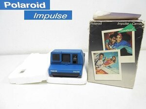 S3061S Polaroid ポラロイド IMPULSE インパルス ブルー 当時物 レア品 ジャンク品