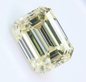 【１００円～】1.002ｃｔ！天然ダイヤ VERY LIGHT YELLOW（ナチュラルカラー）SI1 ＥＭカット