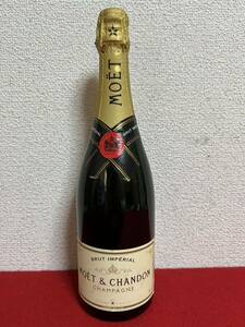 JP1245＊古酒 未開栓品 シャンパン MOET CHANDON BRUT IMPERIAL 750ml 12%＊