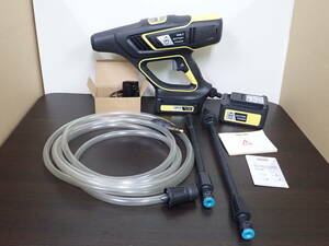 KARCHER ケルヒャー KHB5 充電式 家庭用高圧洗浄機 バッテリー 2.5Ah 1個 5.0Ah 1個 通電のみ確認済み 激安１円スタート