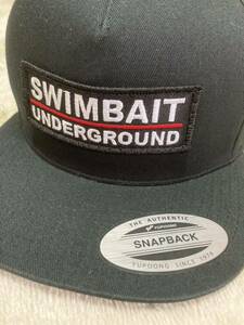 SWIMBAIT UNDERGROUND Logo Lock Up Patch 5 Panel Snapback スイムベイトアンダーグラウンド SNAPBACK スナップバック DRT BRGD