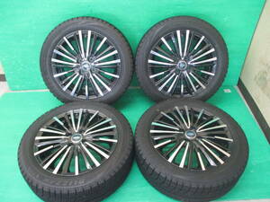 ☆バリ溝☆BRIDGESTONE BLIZZAK 185/55R16 DORFREN【16×6J+50 4H-100】4本set 埼玉県発 現物確認OK♪フィット シャトル グレイス ヴィッツ