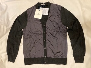 【新品・未使用】　MONCLER モンクレール　カーディガン（基調：ダークグレイ色）