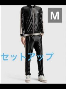 8 MONCLER PALM ANGELS トラックセットアップ　ブラック　Mサイズ