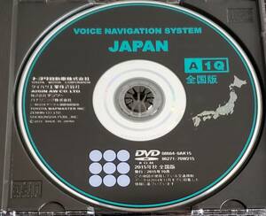 トヨタ純正 DVDナビ 地図ディスク 2015年秋 全国版 A1Q