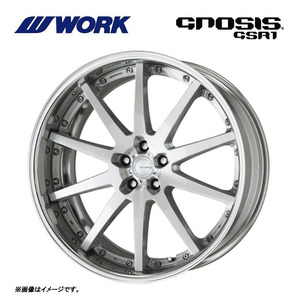 送料無料 ワーク GNOSIS GSR1 STANDARD Adisk 9J-22 +9～－8 5H-120 【2本セット 新品】