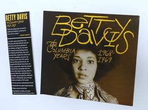 Betty Davis / The Columbia Years 1968-1969 輸入盤　新品同様美品CD　即決価格にて　Miles Davis関連