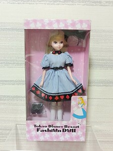 未開封品 ディズニーリゾート リカちゃん 不思議の国のアリス ファッション ドール タカラトミー TAKARA TOMY お人形 フィギュア