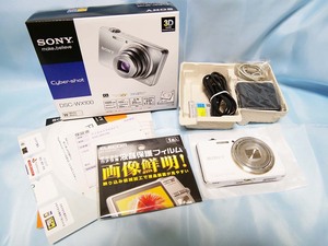 ★美品 中古品☆SONY ソニー製 コンデジ デジタル カメラ Cyber-shot サイバーショット DSC-WX100 ホワイト色 箱など一式あり！☆★