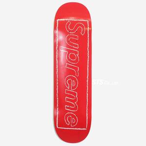 Supreme - KAWS Chalk Logo Skateboard 赤 シュプリーム - カウズ チョーク ロゴ スケートボード 2021SS