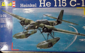 レベル/1/72/ドイツ空軍ハインケルHe-115 C-1双発水上雷撃機/未組立品
