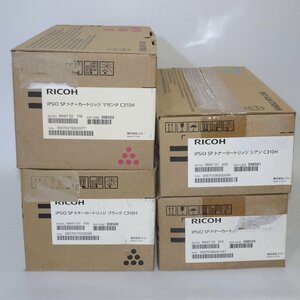 外箱開封 4色セット 純正 RICOH リコー IPSiO SP トナーカートリッジ C310H ブラック シアン マゼンタ イエロー 【送料無料】 NO.5147