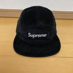 Supreme Camo Corduroy Camp Cap ブラック 19aw