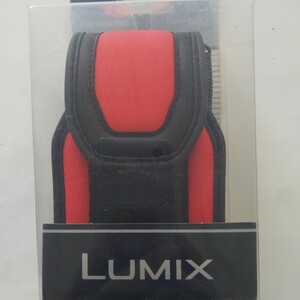 Panasonic LUMIX ソフトケース DMW-CFT2-R （レッド アームバンド/スパイラルストラップ付）デジカメケース ルミックス パナソニック