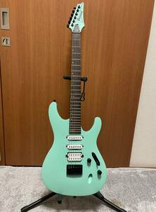 美品 純正ケース付き ！Ibanez Sea Foam Green Matte SSH 超軽量 メタル アイバニーズ Jackson Schecter HR/HM ハムバッカー S561