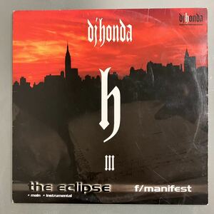 ○【12インチ】DJ HONDA / Ⅲ / The Eclipse / Manifest / Blackattack