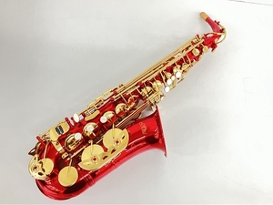 【動作保証】Soleil SAL-1 アルトサックス レッドカラー 赤 SAX SAXOPHONE 初心者向け 管楽器 中古 K8783269