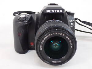 PENTAX ペンタックス K100DSuper SMC PENTAX-DA 1:3.5-5.6 18-55mm AL デジタル一眼レフ カメラ レンズ 動作未確認