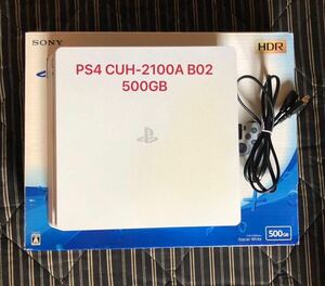 SONY PlayStation4 PS4 CUH-2100A B02 本体 500GB グレイシャーホワイト　ジャンク
