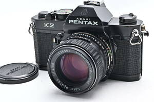 1A-851 PENTAX ペンタックス K2 SMC PENTAX 50mm f/1.4 一眼レフフィルムカメラ マニュアルフォーカス