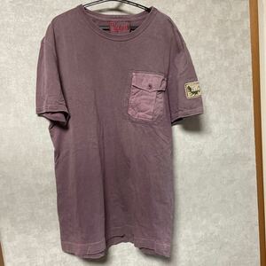 GAS ガス used加工 Tシャツ メンズサイズM 染色