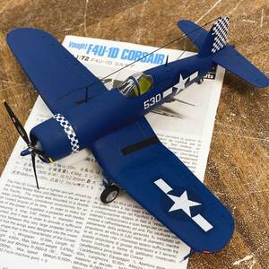 Hasegawa/ハセガワ F4U-1D コルセア CORSAIR Vought 1/72スケール 組立済 完成品 プラモデル 模型 説明書付き 菊E