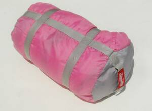 美品 Coleman コールマン マミー型 シュラフ 寝袋 W170×D74cm 中綿700g ピンク