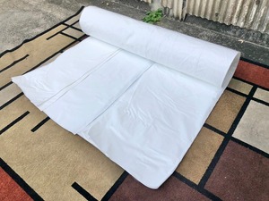 【米軍放出品】未使用品 プラスチックシート ビニールフィルム 梱包 シュリンクラップフィルム 9m75cm×30m48cm ホワイト (c)☆CB5S