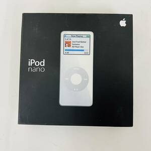 【動作未確認】Apple iPod nano 2GB white A1137 アップル アイポッド ナノ ホワイト 元箱付き 現状品