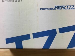KENWOOD DMC-T77-B ポータブルMDプレーヤー ブラック ケンウッド　MD デットストック