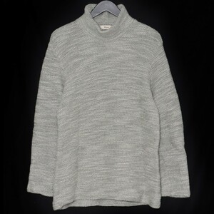 IROQUOIS タートルネックニット サイズ2 グレー 184206 イロコイ turtle knit RASCHEL ラッセル セーター