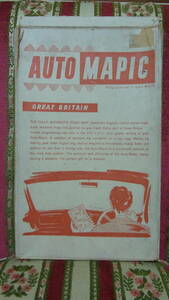 英国製　AUTO MAPIC　フルオートマティック　ロードマップ　１９５０年代もナビ　MINI COOPER S