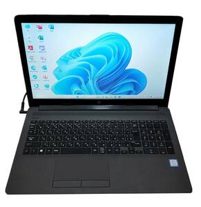 ★【驚速 HP 250 G7 i5-8265U 1.6GHz x8+8GB+SSD256GB+HDD500GB 15.6インチワイドノートPC】Win11+Office2021/WEDカメラ■E032933