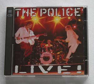 CD UK輸入盤 2枚組 美盤　ポリス「The Police Live」79年と83年のライブ2CD 95年発売